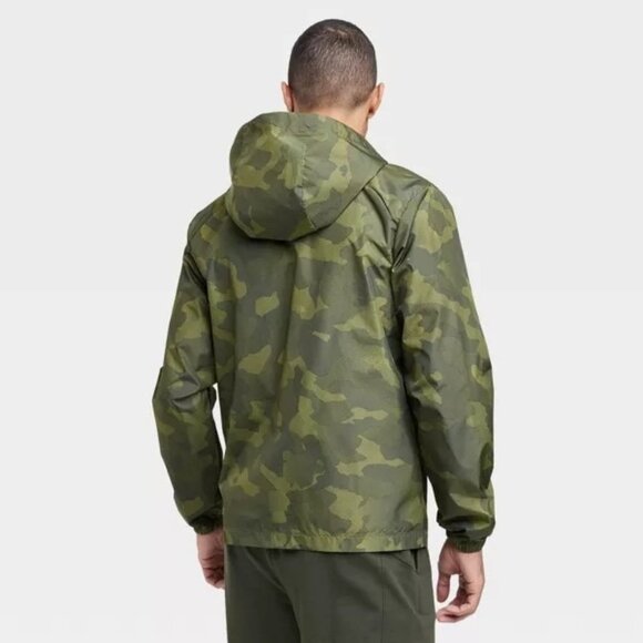 All In Motion Mens XXL Green Packable Jacket - Picture 4 of 4